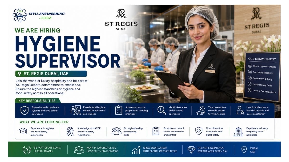 Hygiene Supervisor Jobs Dubai 2026