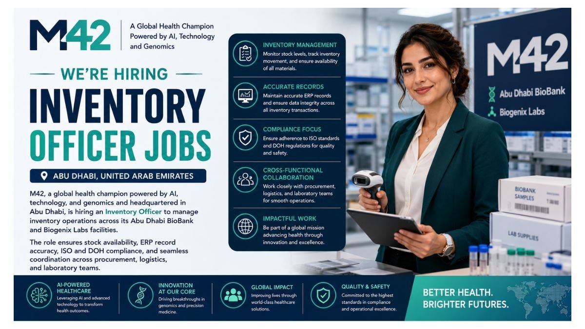 Inventory Officer Jobs UAE 2026