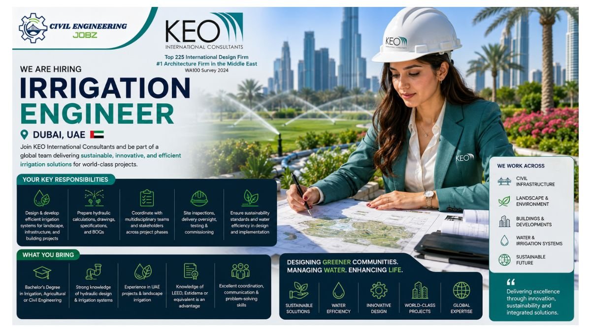 Irrigation Engineer Jobs Dubai UAE 2026
