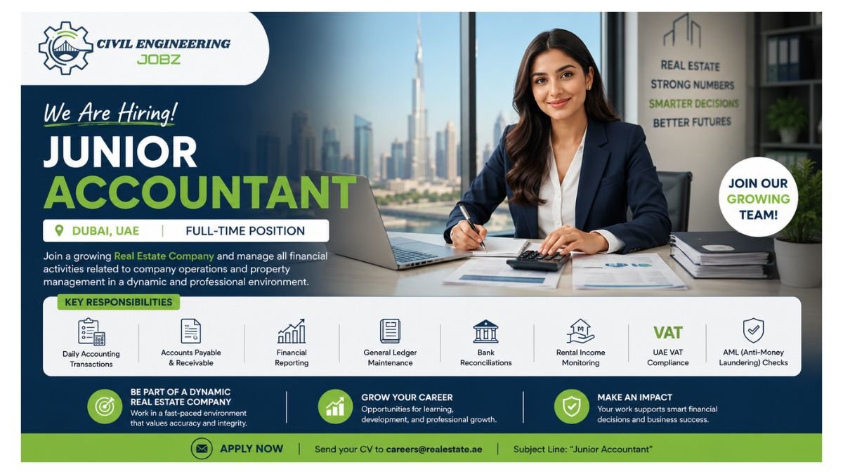 Junior Accountant Jobs Dubai 2026 