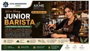 Junior Barista Jobs Abu Dhabi 2026