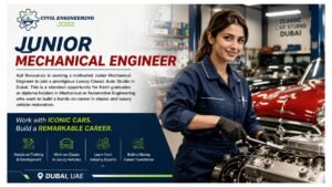 Junior Mechanical Engineer Jobs Dubai UAE 2026