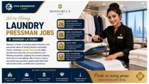 Laundry Pressman Jobs Dubai 2026