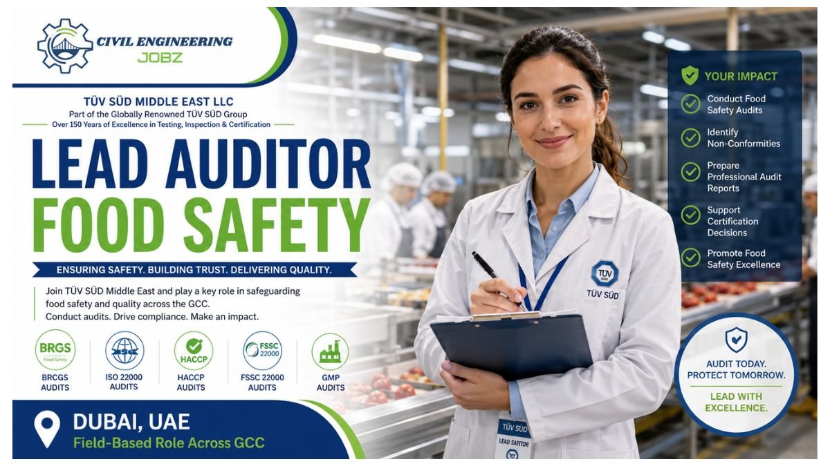 Lead Auditor Food Safety Jobs Dubai 2026