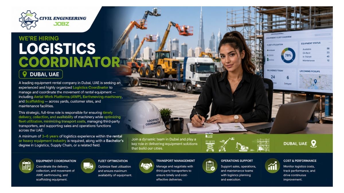 Logistics Coordinator Jobs Dubai UAE 2026 