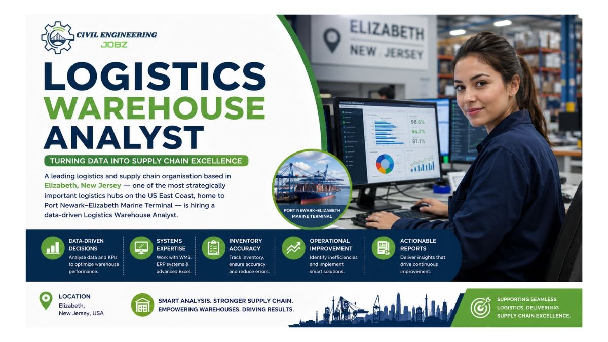 Logistics Warehouse Analyst Jobs Elizabeth NJ 2026