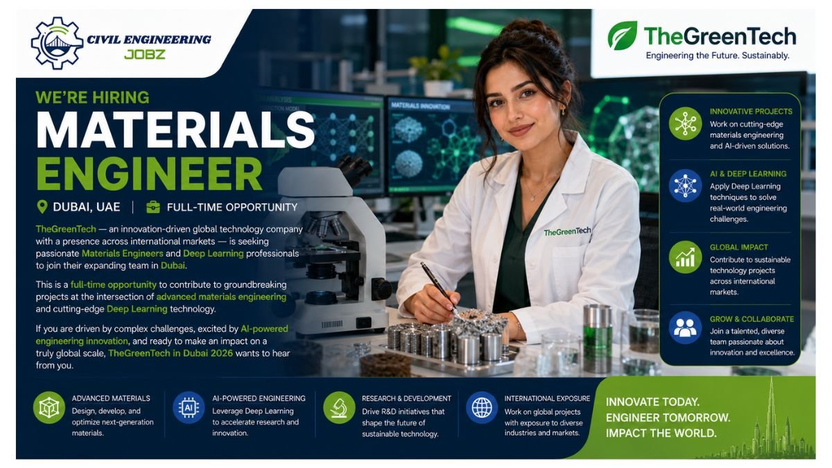 Materials Engineer Jobs Dubai 2026 