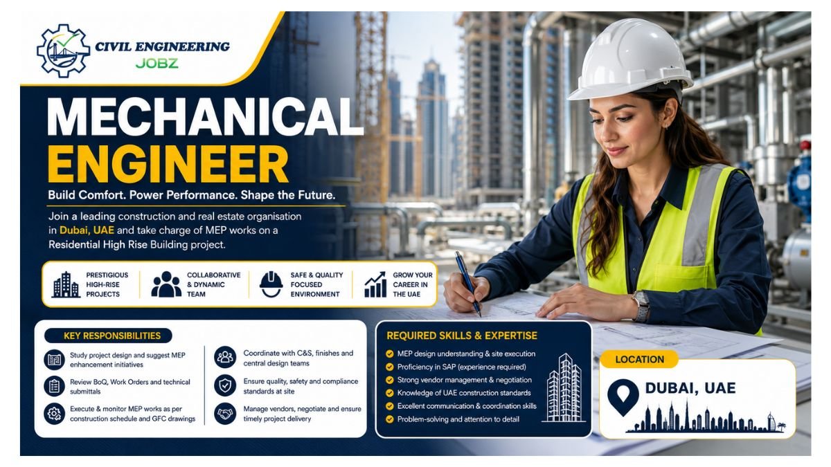 Mechanical Engineer Jobs Dubai 2026