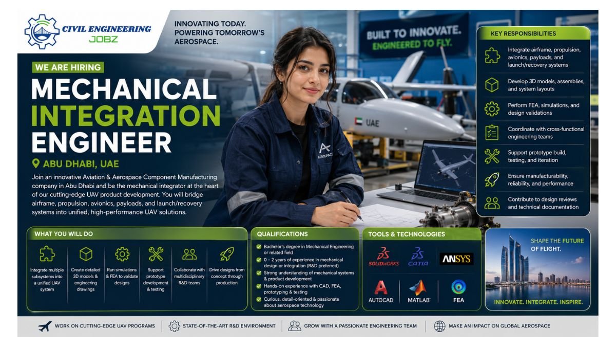 Mechanical Integration Engineer Jobs Abu Dhabi UAE 2026 