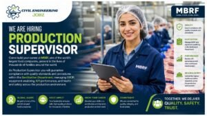 Production Supervisor Jobs Abu Dhabi 2026 