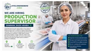 Production Supervisor Jobs Dammam Saudi Arabia 2026
