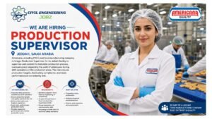 Production Supervisor Jobs Jeddah Saudi Arabia 2026