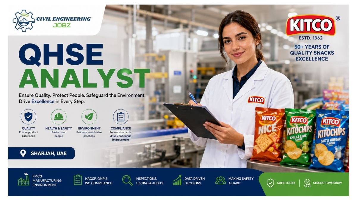 QHSE Analyst Jobs Sharjah UAE 2026