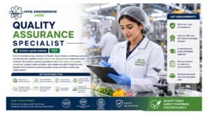 Quality Assurance Specialist Jobs Riyadh Saudi Arabia 2026
