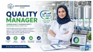 Quality Manager Jobs Al Safi Al Kharj 2026