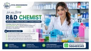 R&D Chemist Jobs Umm Al Quwain UAE 2026 