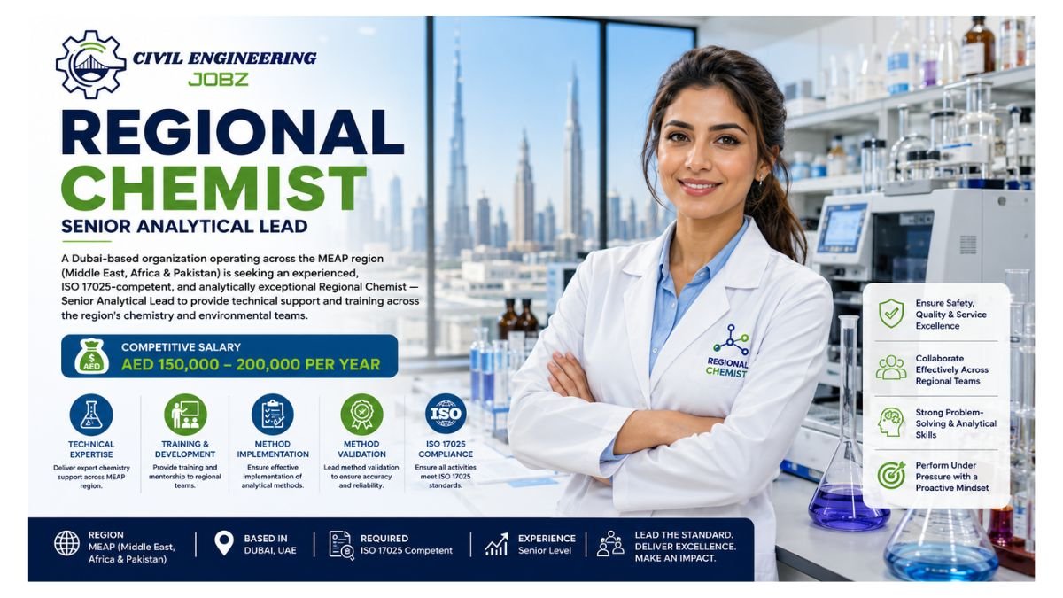 Regional Chemist Jobs Dubai UAE 2026 