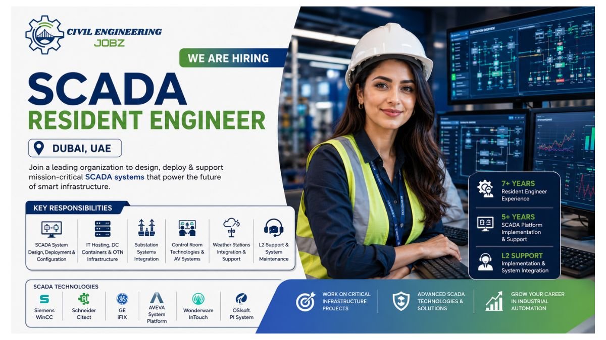 SCADA Resident Engineer Jobs Dubai UAE 2026