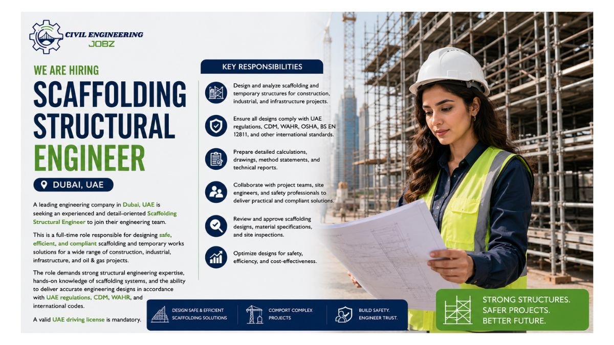 Scaffolding Structural Engineer Jobs Dubai UAE 2026