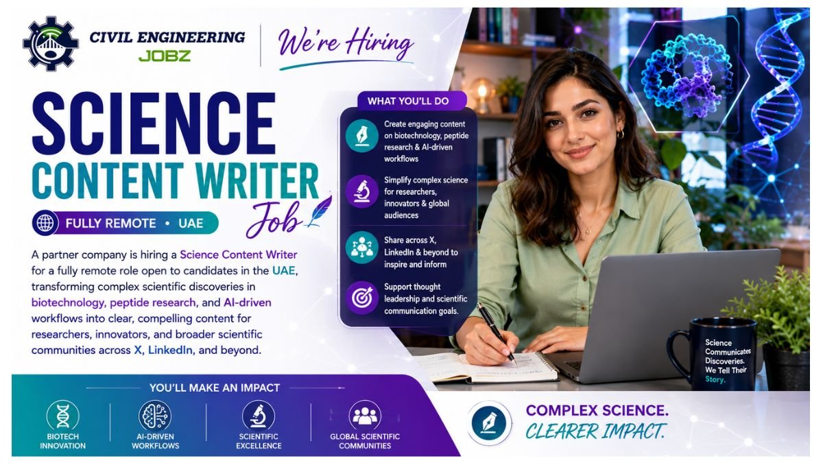 Science Content Writer Jobs UAE 2026