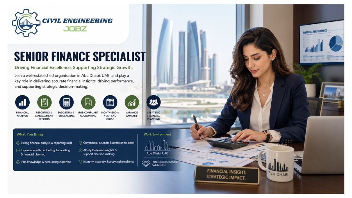Senior Finance Specialist Jobs Abu Dhabi 2026