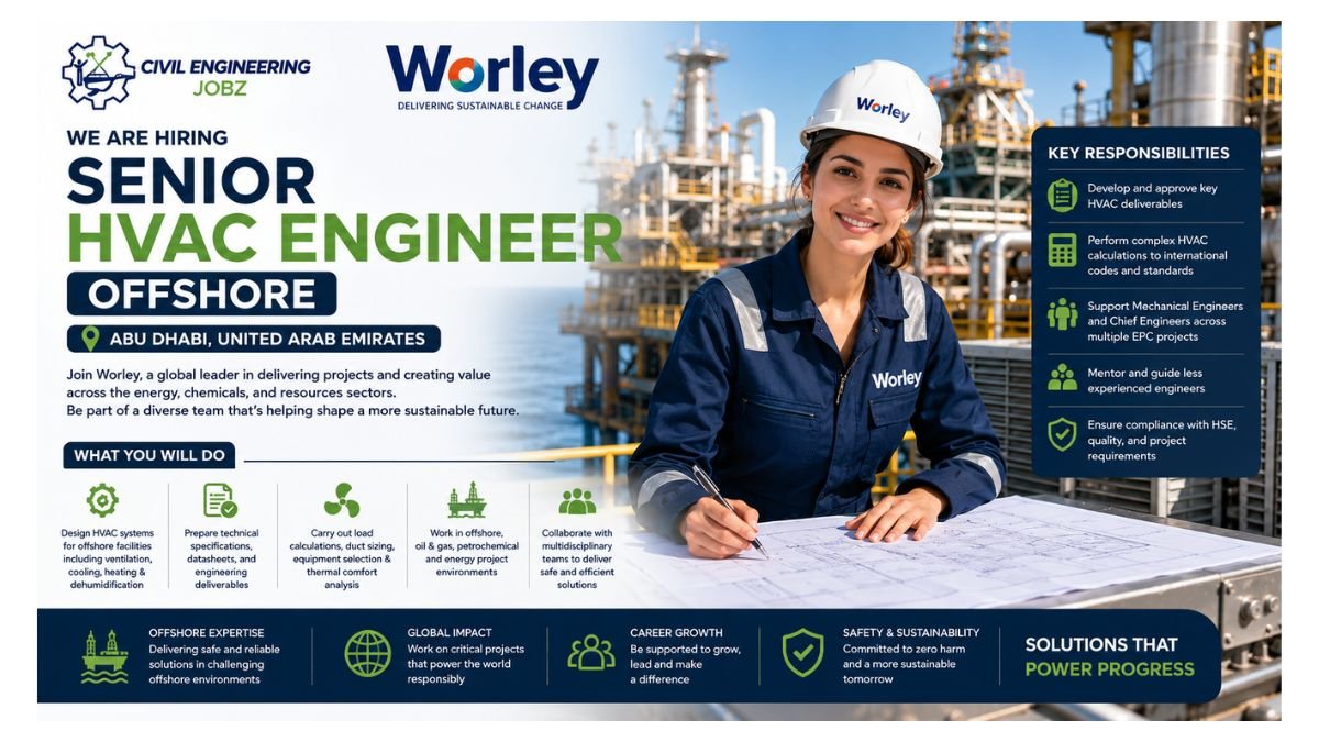 Senior HVAC Engineer Offshore Jobs Abu Dhabi 2026