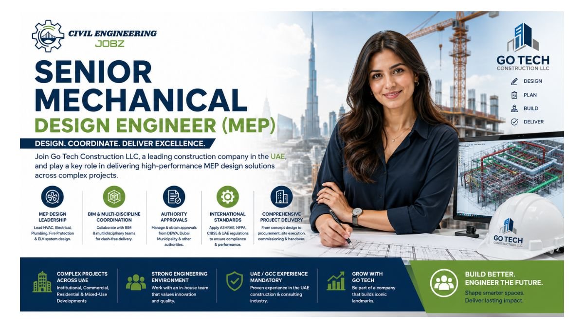 Senior Mechanical Design Engineer Jobs Dubai UAE 2026