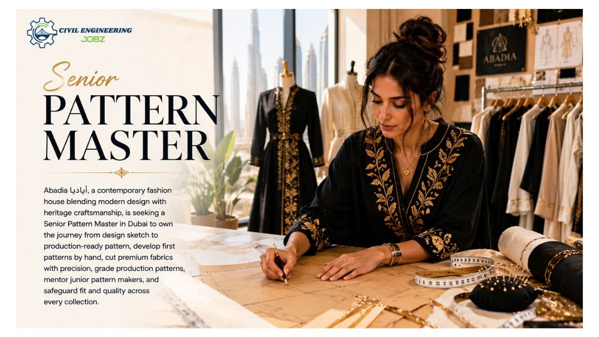 Senior Pattern Master Jobs Dubai 2026