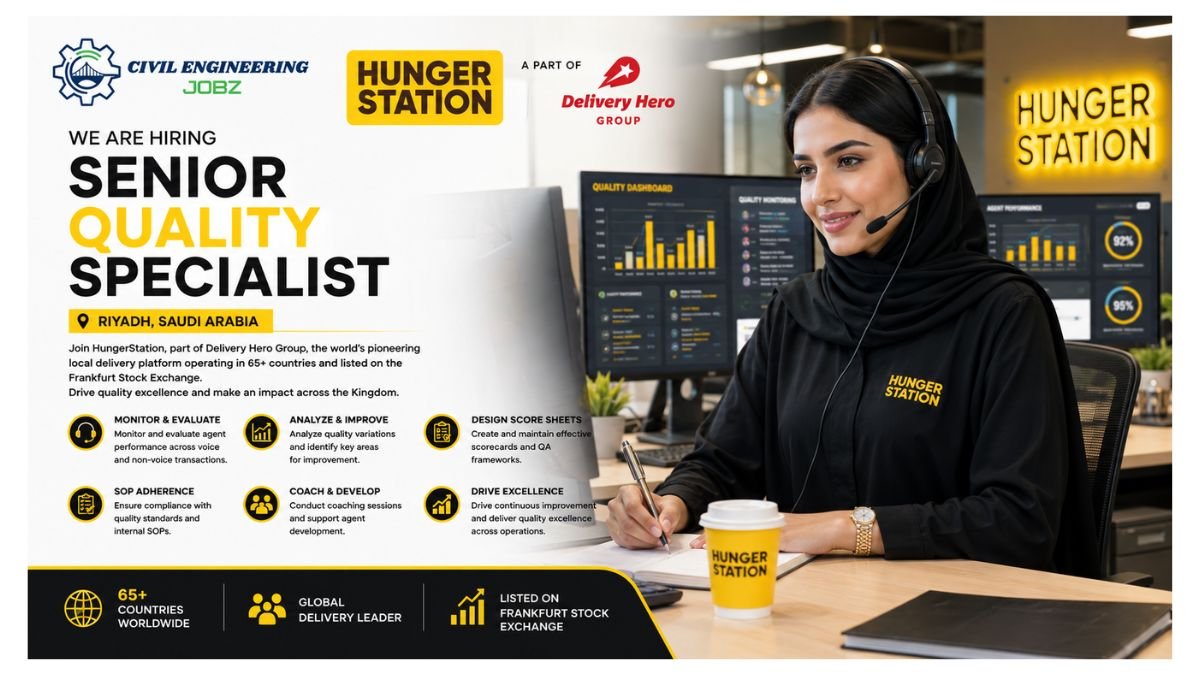 Senior Quality Specialist Jobs Riyadh 2026