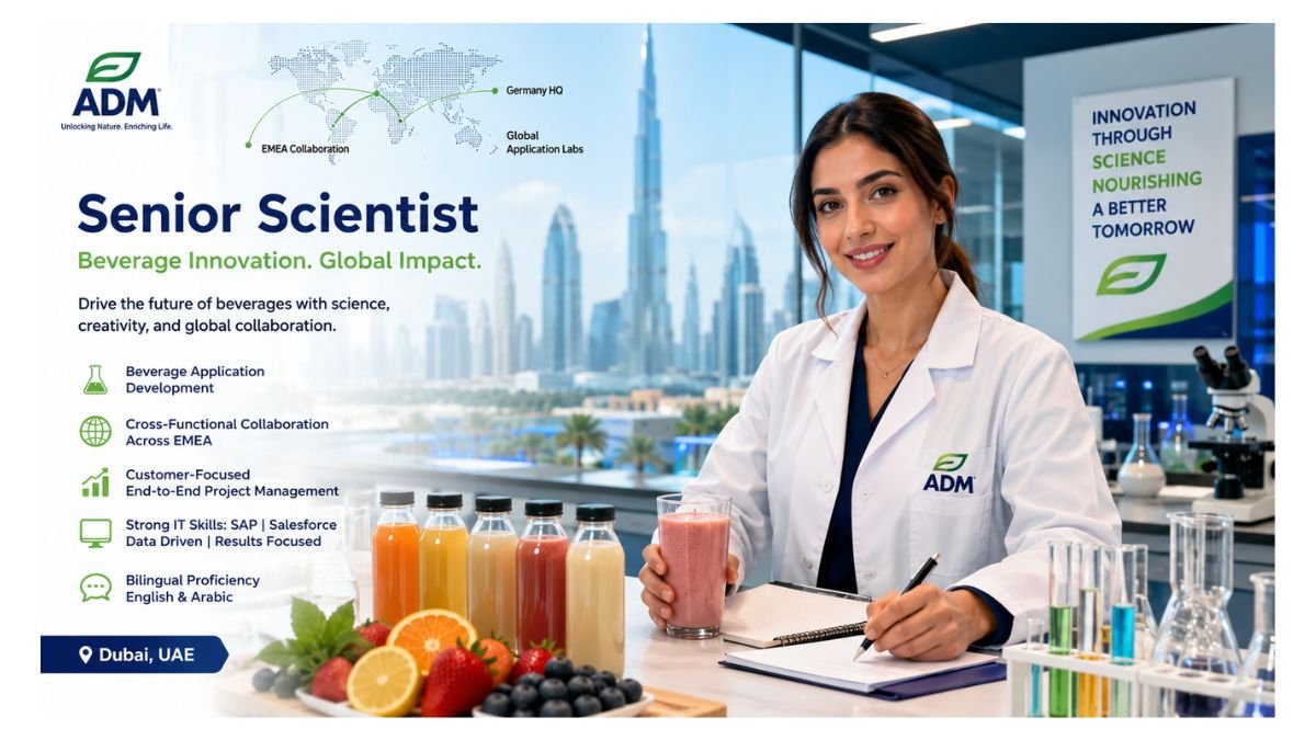 Senior Scientist Jobs Dubai UAE 2026