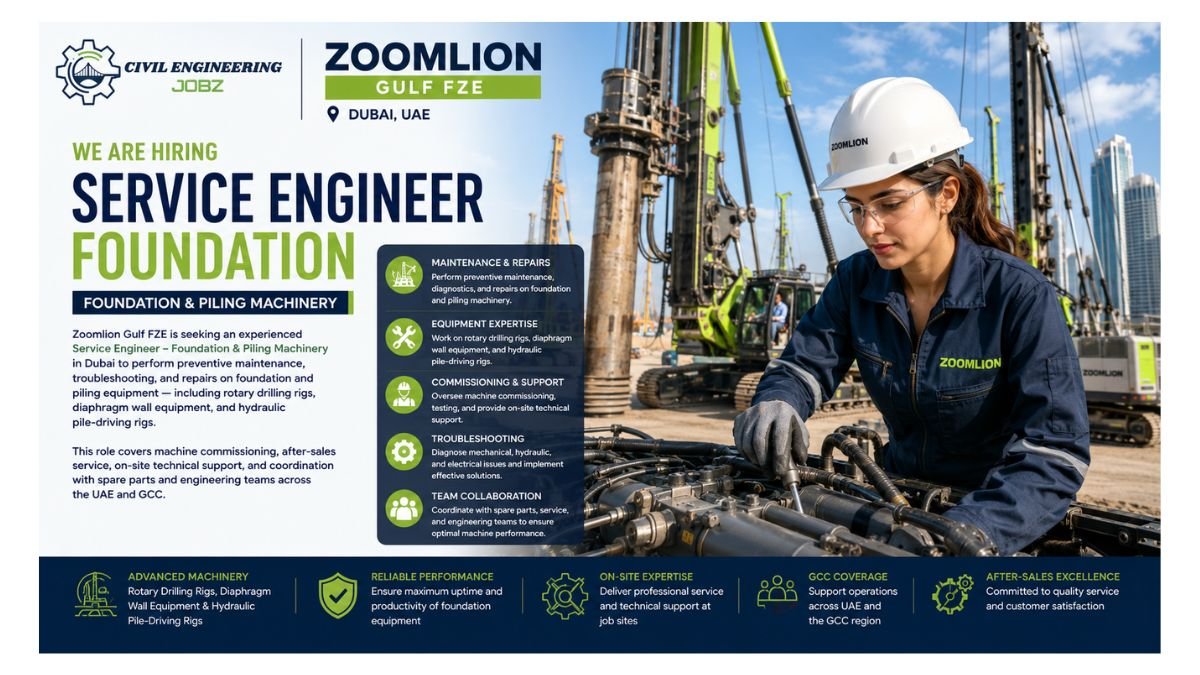 Service Engineer Foundation Jobs Dubai UAE 2026