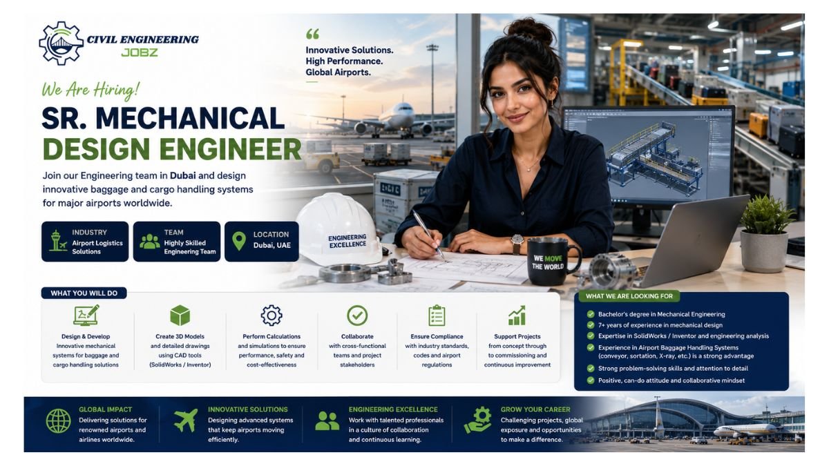 Sr. Mechanical Design Engineer Jobs Dubai 2026