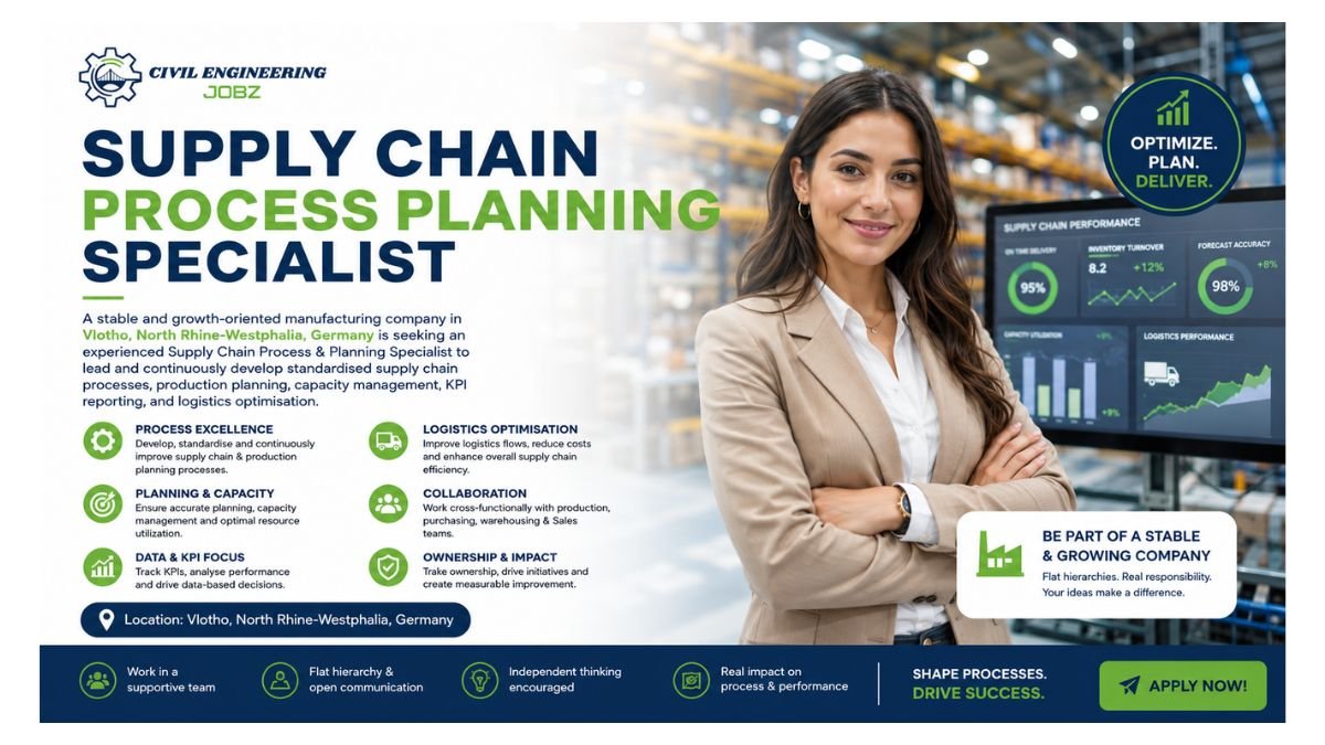 Supply Chain Process Planning Specialist Jobs Vlotho Germany 2026 
