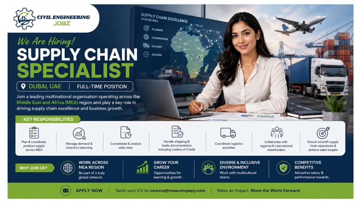 Supply Chain Specialist Jobs Dubai UAE 2026 