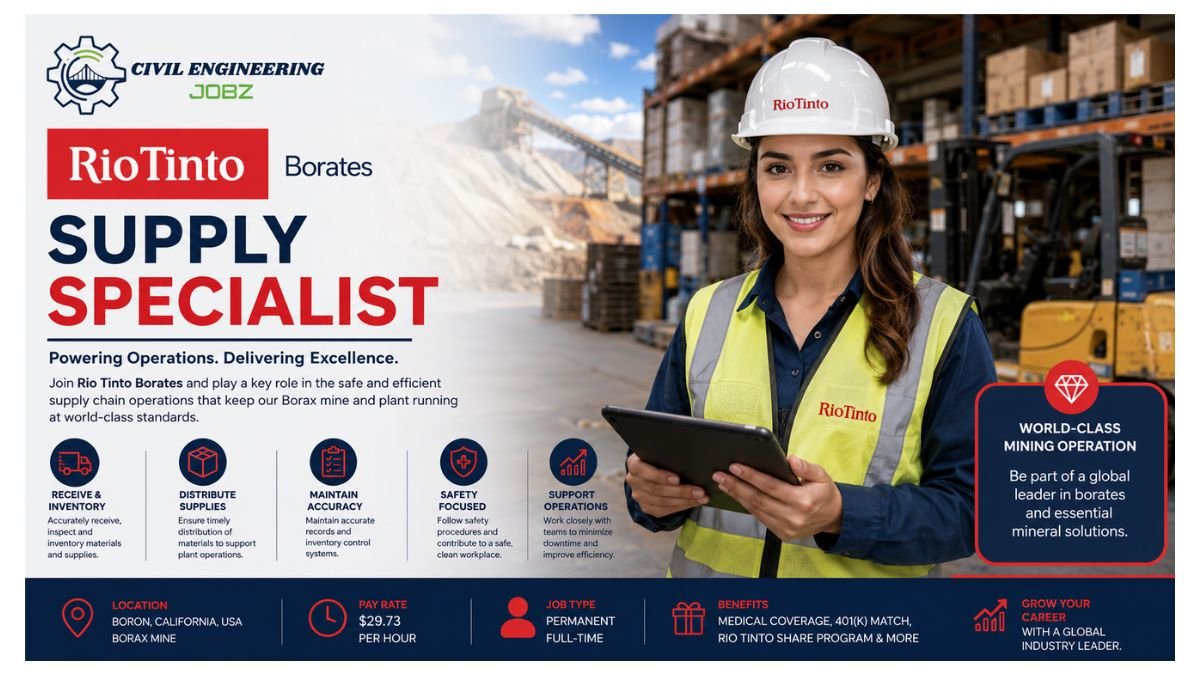Supply Specialist Jobs Boron California 2026