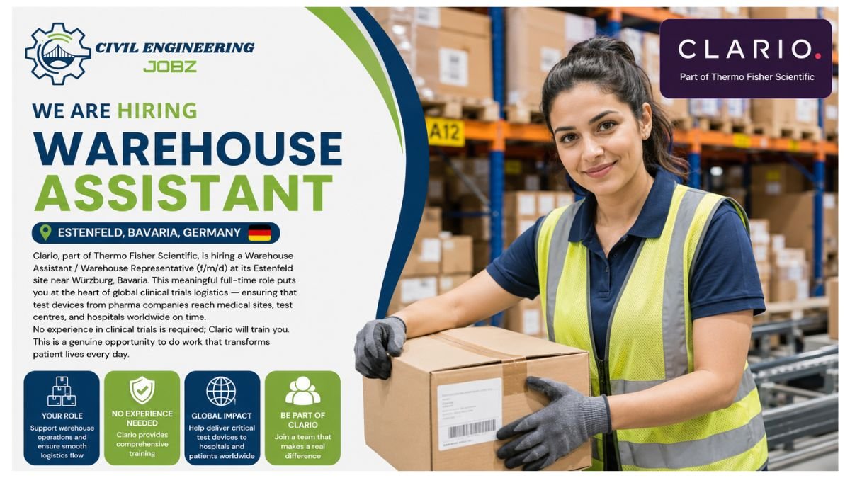 Warehouse Assistant Jobs Estenfeld Bavaria Germany 2026 