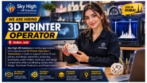 3D Printer Operator Jobs Dubai 2026