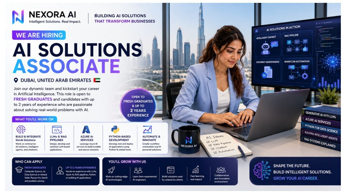 AI Solutions Associate Jobs Dubai UAE 2026 
