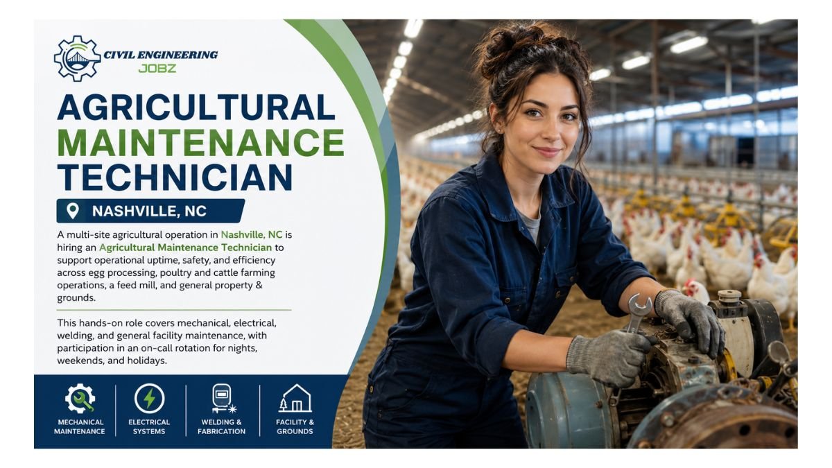 Agricultural Maintenance Technician Jobs Nashville NC 2026 