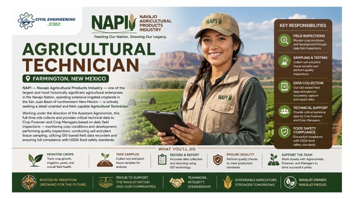Agricultural Technician Jobs Farmington NM 2026