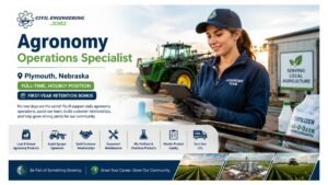 Agronomy Operations Specialist Jobs Plymouth NE 2026