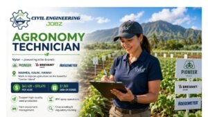 Agronomy Technician Jobs Waimea Kauai Hawaii 2026