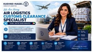 Air Logistics Customs Clearance Specialist Jobs UAE 2026