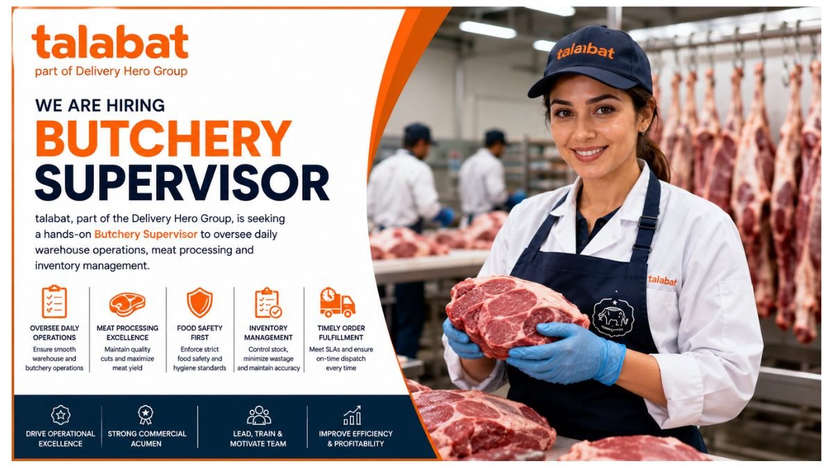 Butchery Supervisor Jobs UAE 2026