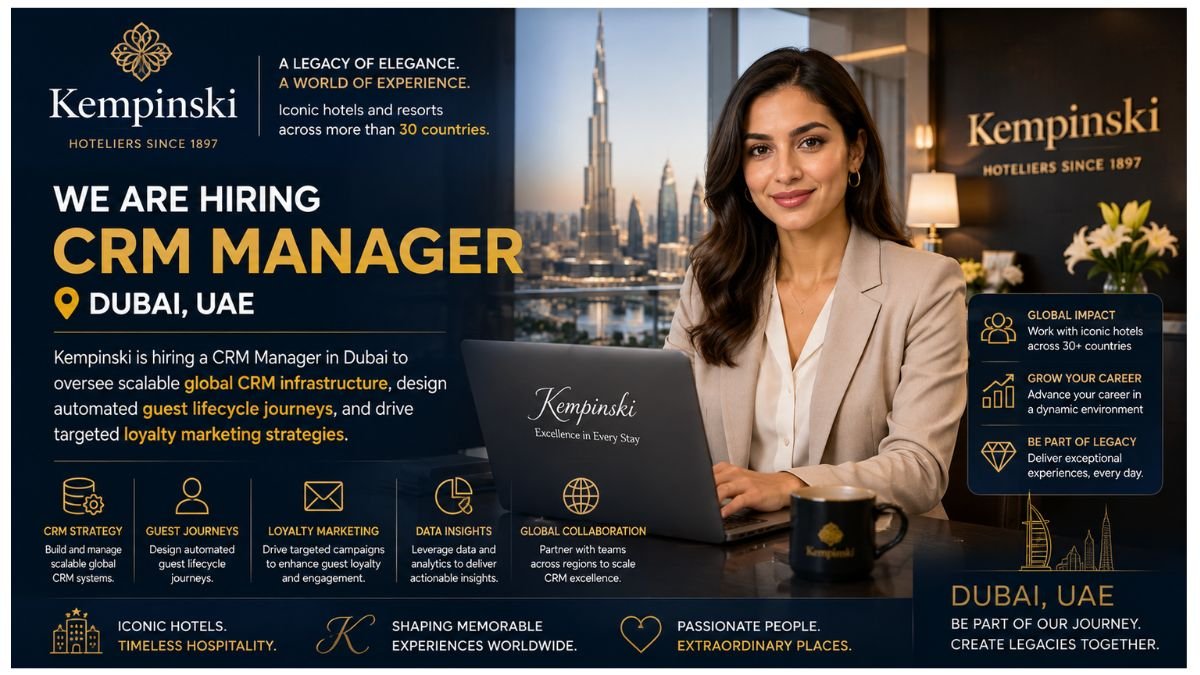 CRM Manager Jobs Dubai 2026