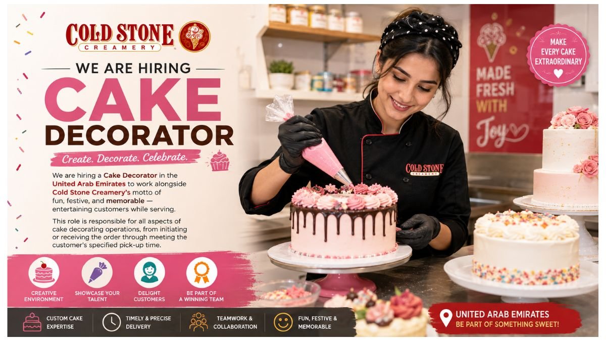 Cake Decorator Jobs UAE 2026