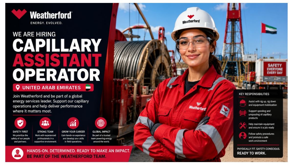 Capillary Assistant Operator Jobs UAE 2026