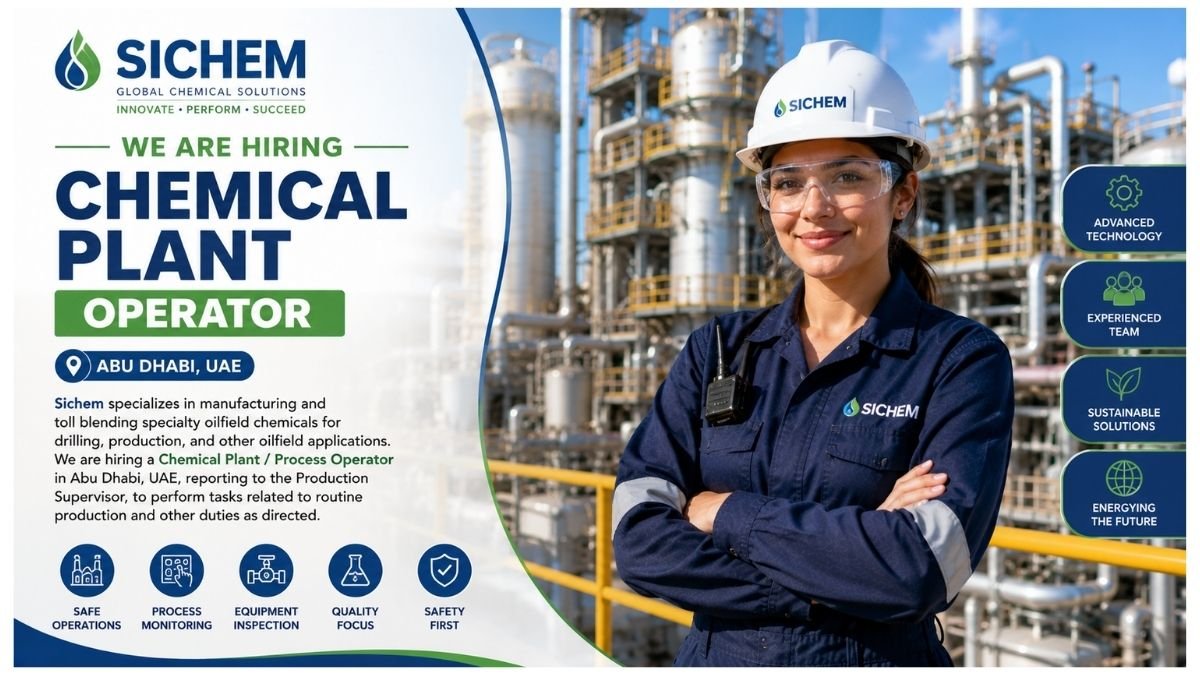 Chemical Plant Operator Jobs UAE 2026
