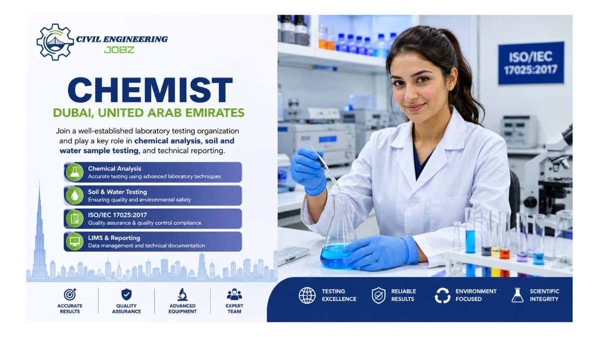 Chemist Jobs Dubai UAE 2026