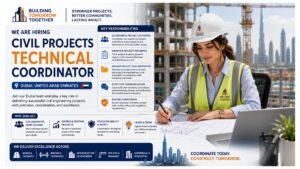 Civil Projects Technical Coordinator Jobs Dubai 2026